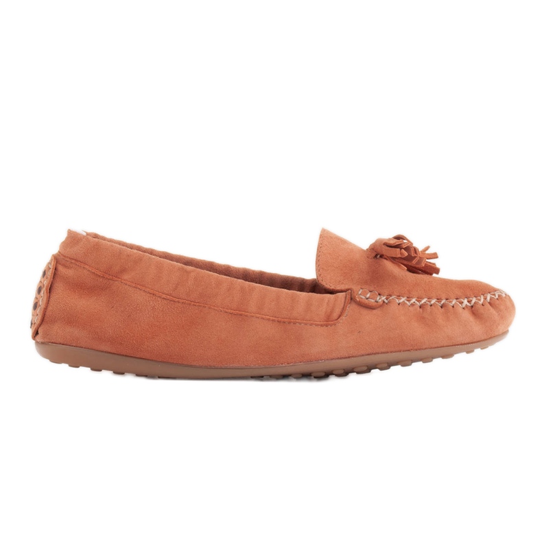 Marco Shoes Mocasini flexibili cu banda elastica portocale