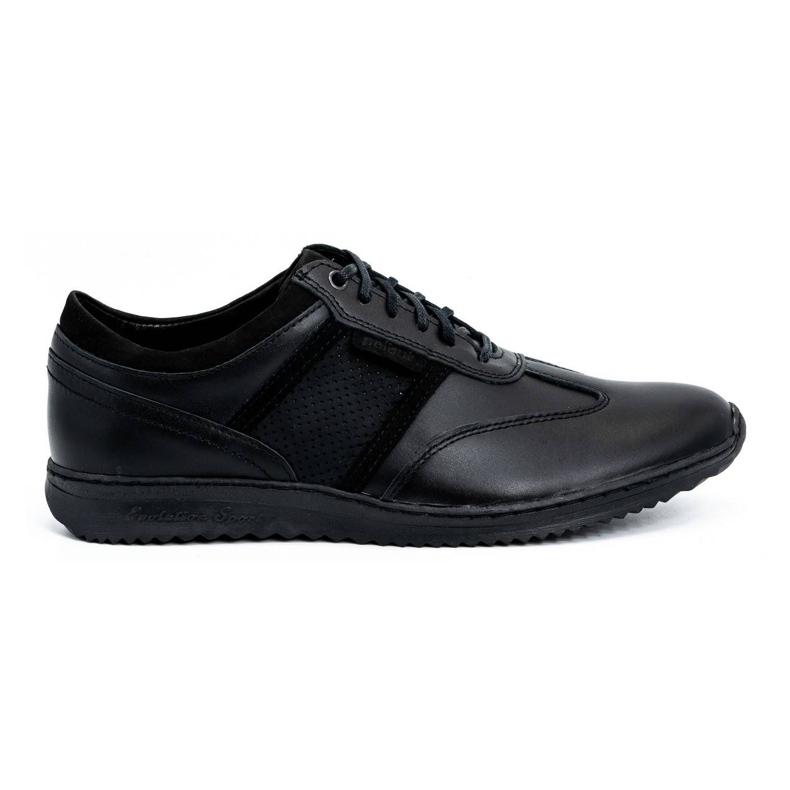 Polbut Pantofi casual bărbați din piele 2117P negru