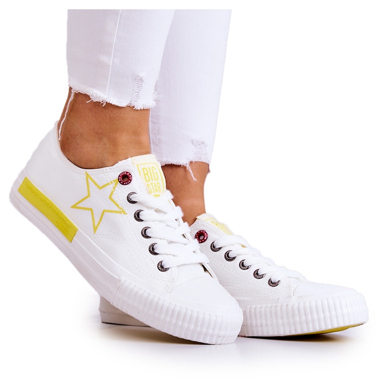 Pantofi de damă Big Star JJ274384 Alb