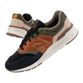 Pantofi New Balance M CM997HWD maro negru verde Pantofi New Balance M CM997HWD maro negru verde