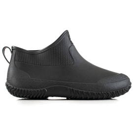 TRENDI Low Black Galoshes negru