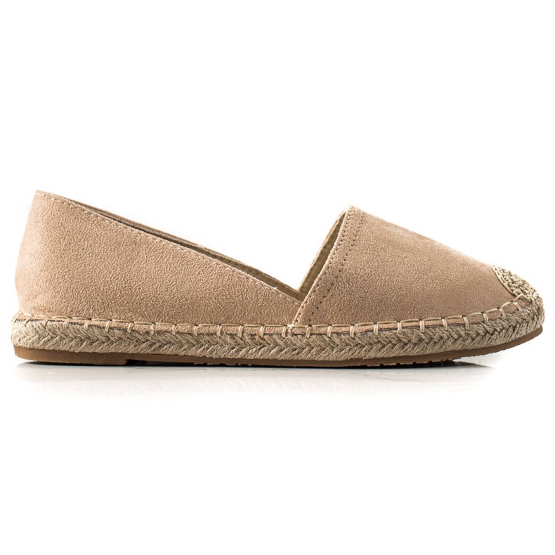 TRENDI Espadrile clasice bej