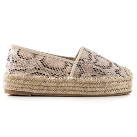 Bestelle Espadrile Pe Platforma Print Snake bej Bestelle Espadrile Pe Platforma Print Snake bej