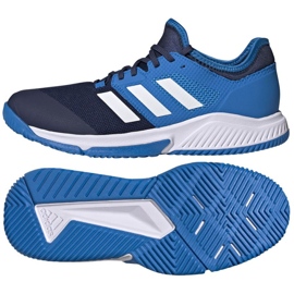 Pantofi de sală adidas Court Team Bounce M GW5063 albastru albastru și bleumarin