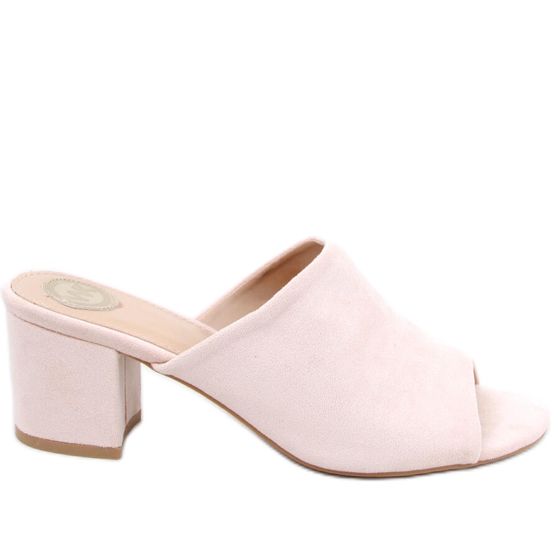 Papuci cu toc inalt Alessia Pink roz