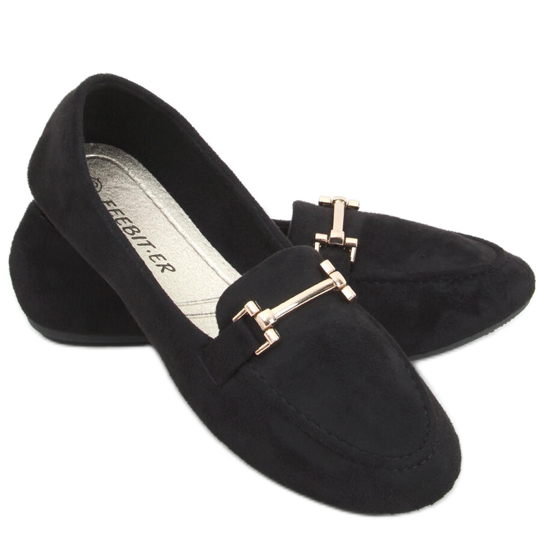 Mocasini de dama Kubra Black negru