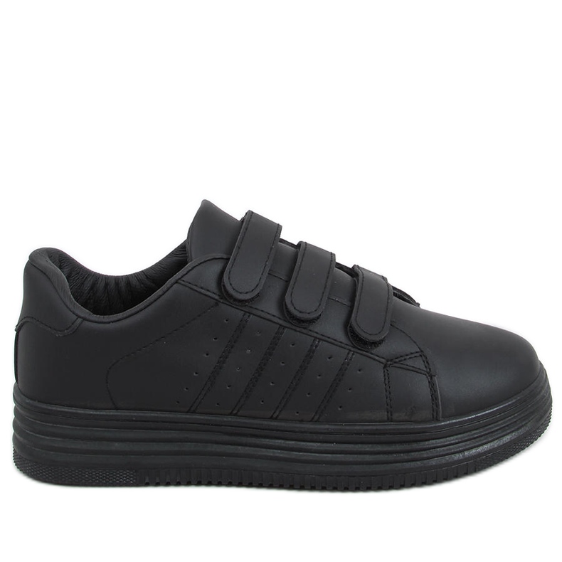 Tenisi Saanvi Negro Velcro negru