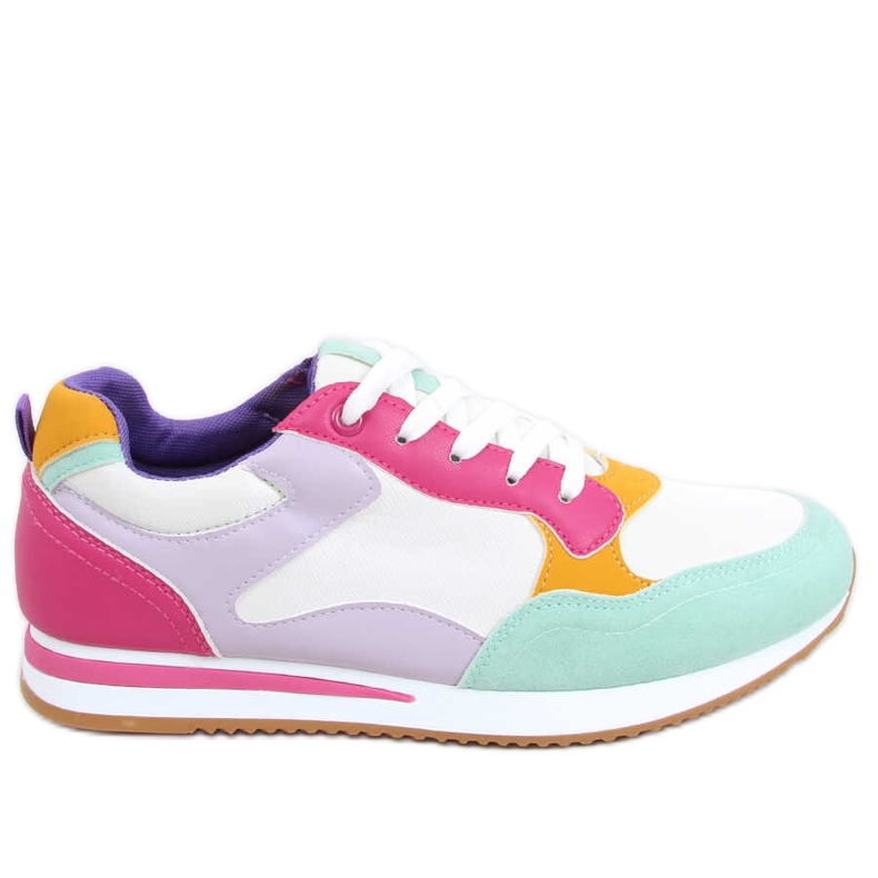 Pantofi sport de damă Pokki Fushia roz multicolor