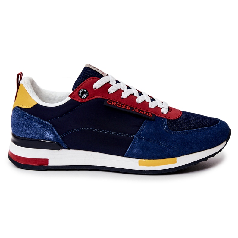 Pantofi sport pentru bărbați Cross Jeans JJ1R4008C Bleumarin albastru marin multicolor