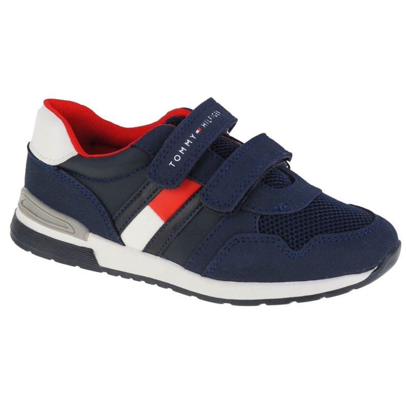 Pantofi de sport cu velcro Tommy Hilfiger Jr T1B4-30481-0732800 albastru marin