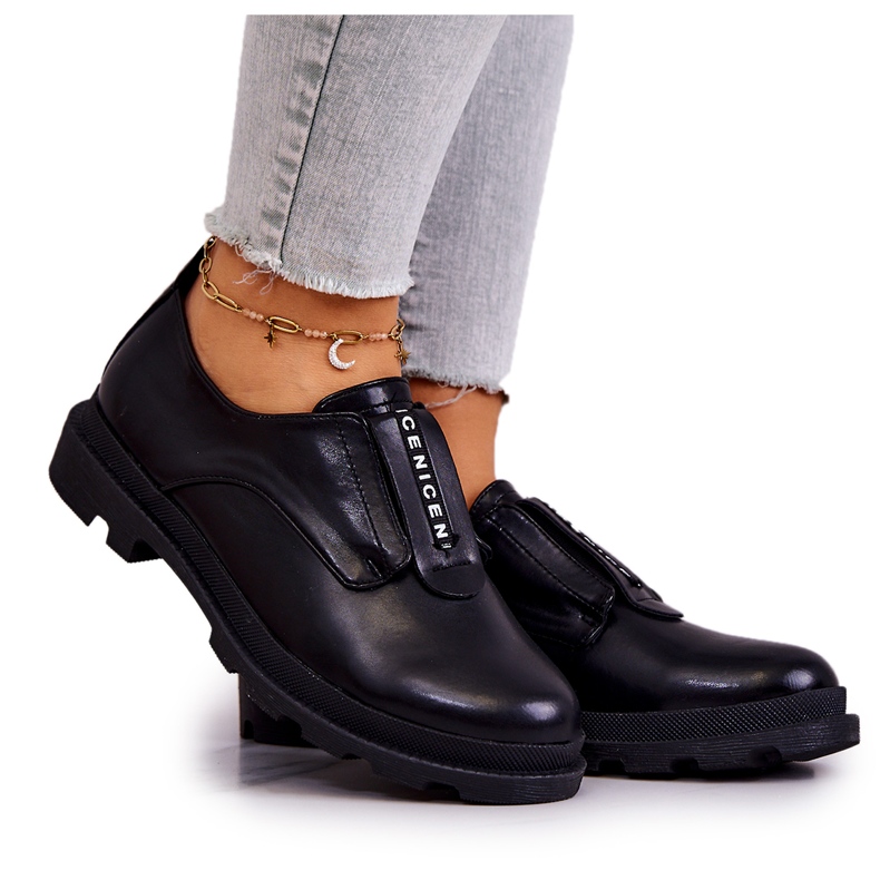 S.Barski Pantofi de damă din piele negru Kirstee