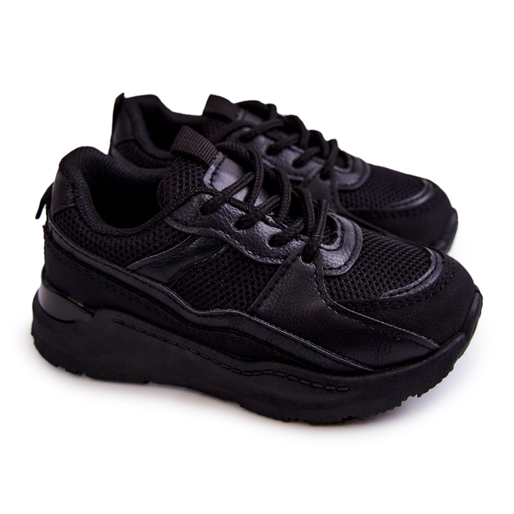 FR1 Pantofi Sport Copii Pantofi Negru Kizzie