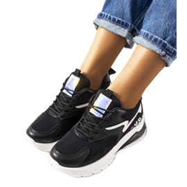 Adidasi negri holografi George negru Adidasi negri holografi George negru