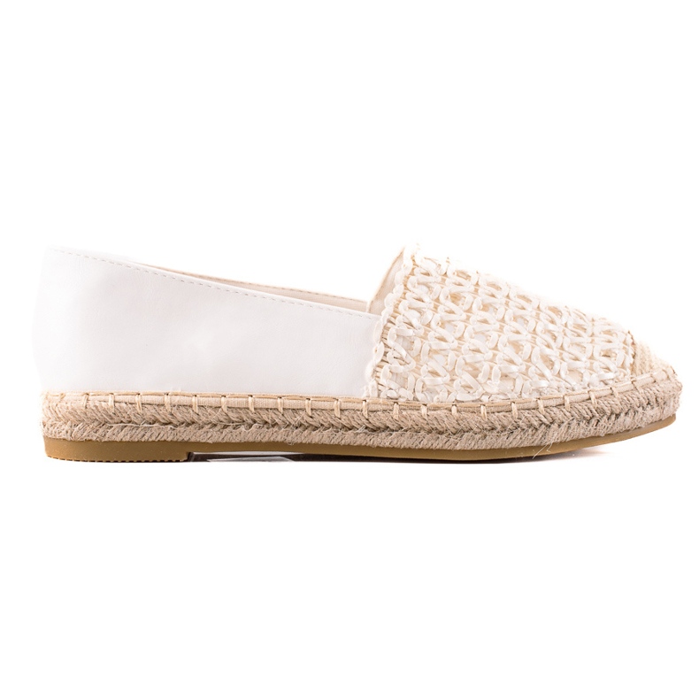 Lucky Shoes Espadrile împletite bej