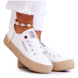Big Star Pantofi Sport Espadrile Cross Jeans JJ2R4005C Alb Big Star Pantofi Sport Espadrile Cross Jeans JJ2R4005C Alb