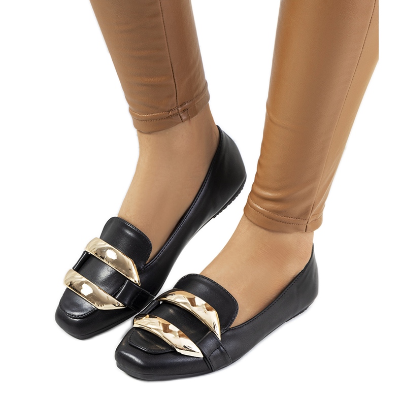 Mocasini negri Renwick pentru dama negru