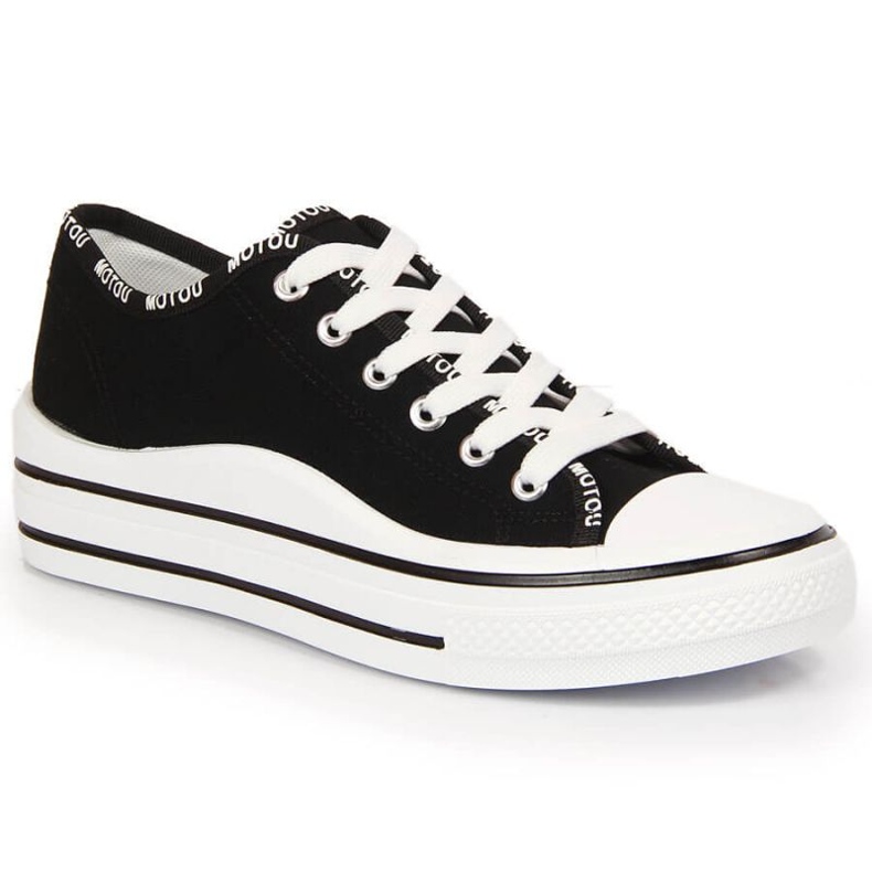 Tenisi pe platforma S. Barski W OLI156A negri negru