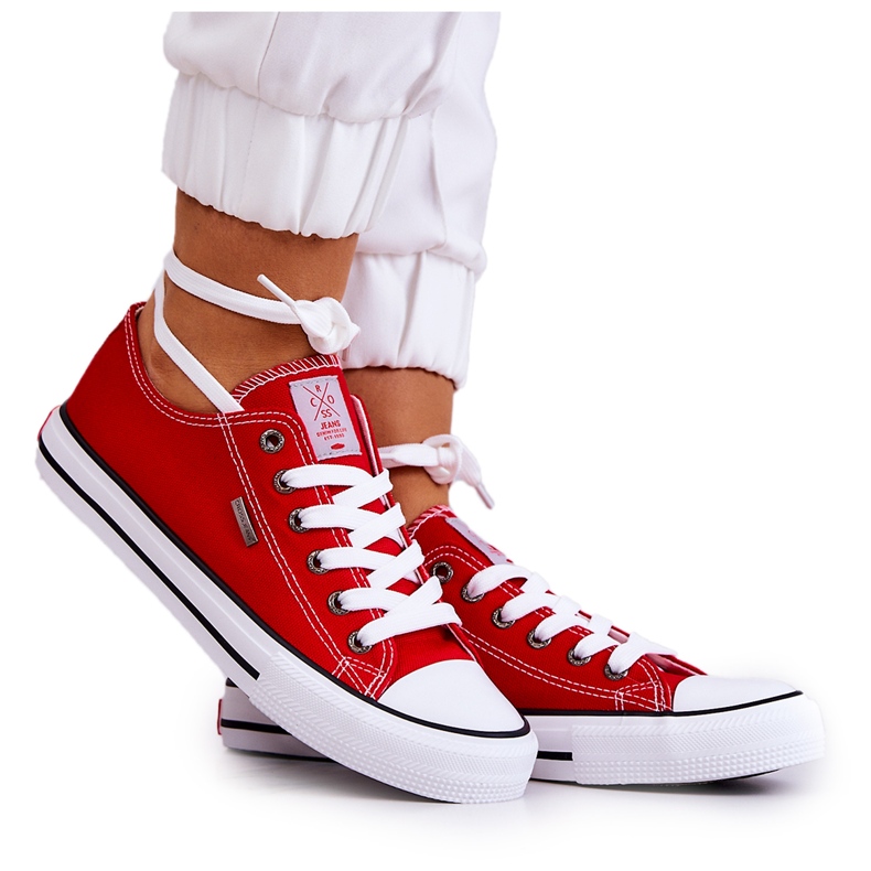 Pantofi de damă Clasici Cross Jeans JJ2R4010C Roșu
