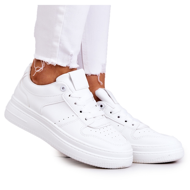 FG2 Pantofi sport de damă alb New Haven