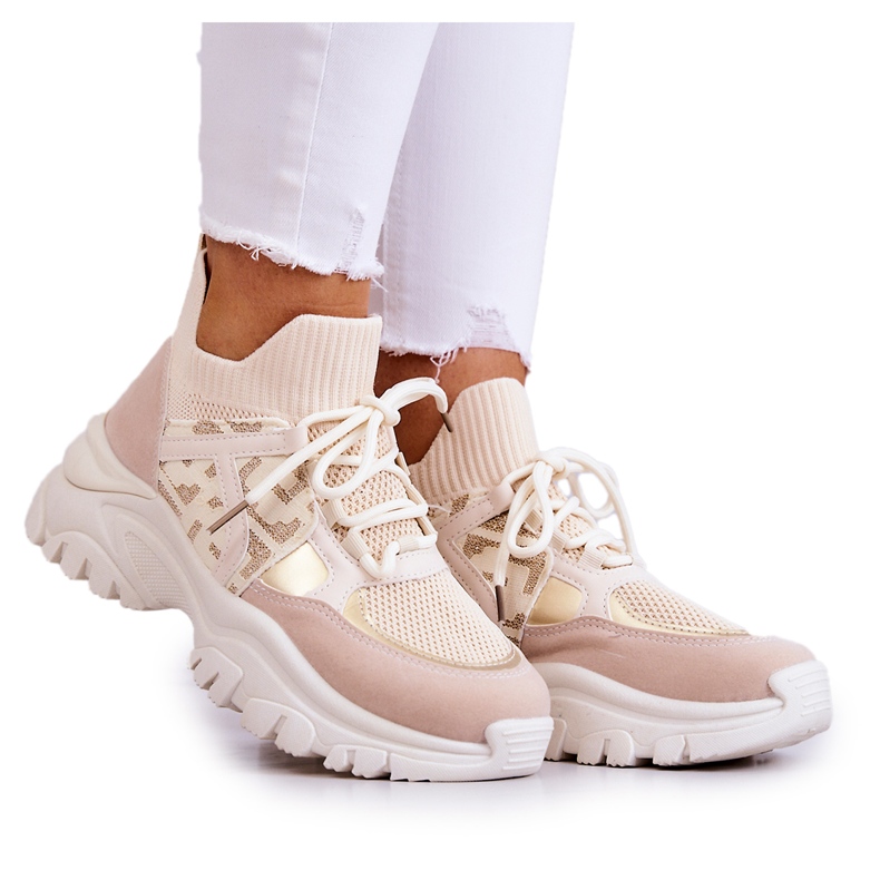 Pantofi Sport Pantofi Bej-Auriu Phinell