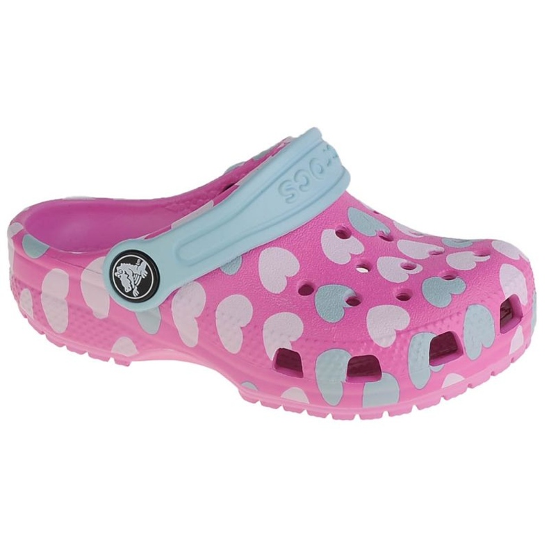 Crocs Classic Easy Icon Clog K Jr 207592-6SX roz Crocs Classic Easy Icon Clog K Jr 207592-6SX roz