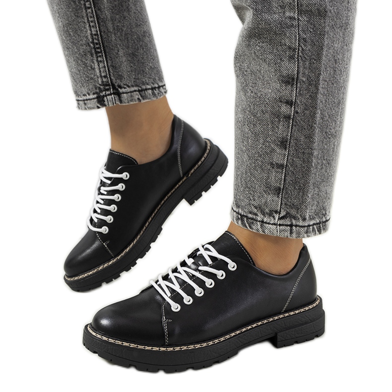 Pantofi Jewell de damă de culoare neagră negru