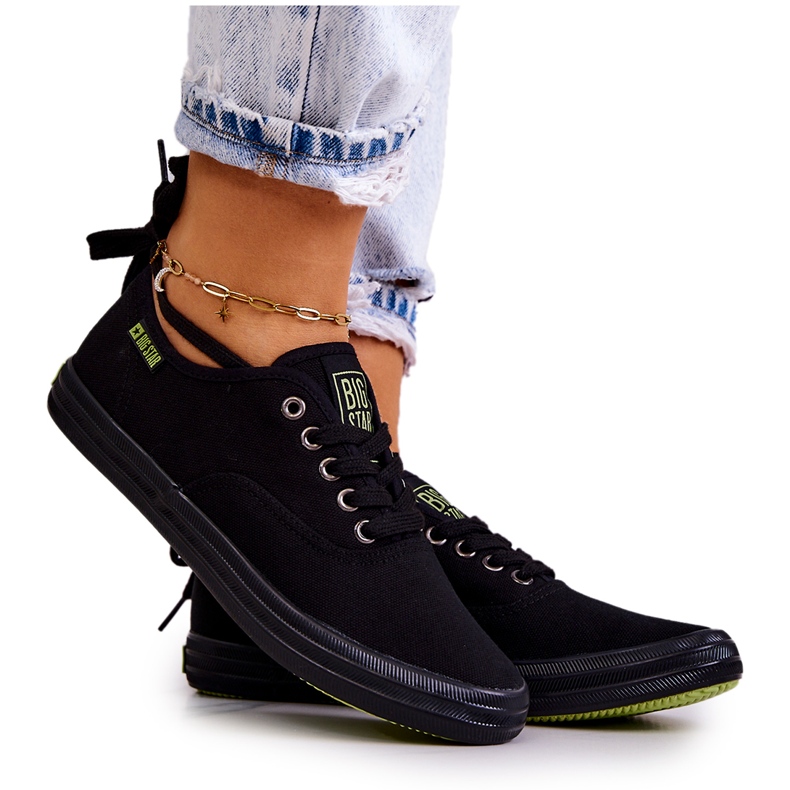 Pantofi de damă ușori Big Star JJ274261 Negri negru