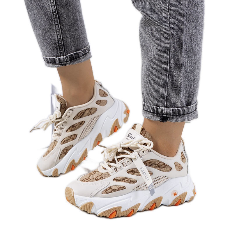 Adidași de damă bej de la Melsen