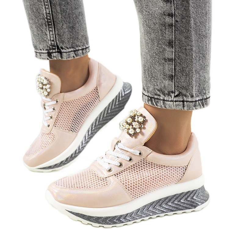 Tenisi holografi roz de la Saggers