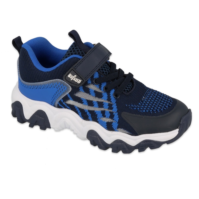 Pantofi pentru tineret Befado 516Q102 albastru marin albastru gri