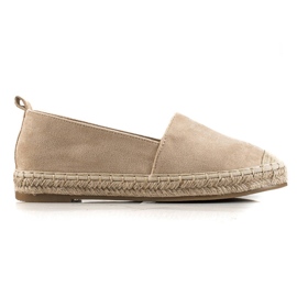 Bestelle Espadrile din piele de căprioară bej Bestelle Espadrile din piele de căprioară bej
