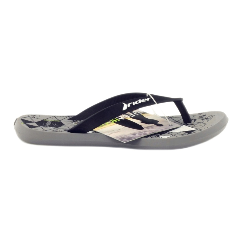 Băieți Black Light Flip -Flops for Water 81561 Rider negru