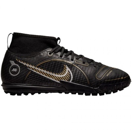 Pantofi de fotbal Nike Mercurial Superfly 8 Academy Tf Jr DJ2864 054 negru negru Pantofi de fotbal Nike Mercurial Superfly 8 Academy Tf Jr DJ2864 054 negru negru
