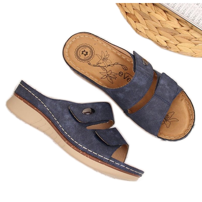 Pene cu velcro eVento W EVE224A bleumarin albastru marin