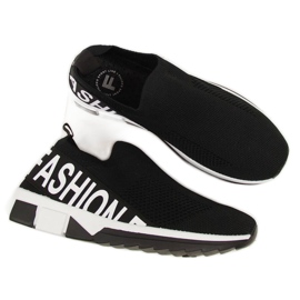 Pantofi sport negri slip on Filippo W PAW224A negru