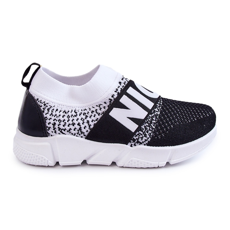 PA1 Slip-On sport pentru copii Cobby alb-negru