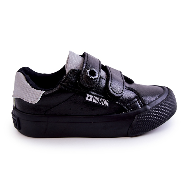 Pantofi Copii Cu Velcro Big Star JJ374110 Negru-Gri