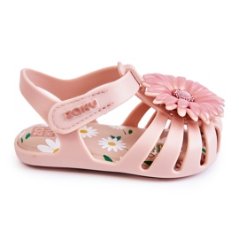 Sandale Copii Cu Velcro Parfumate ZAXY JJ385032 Roz deschis