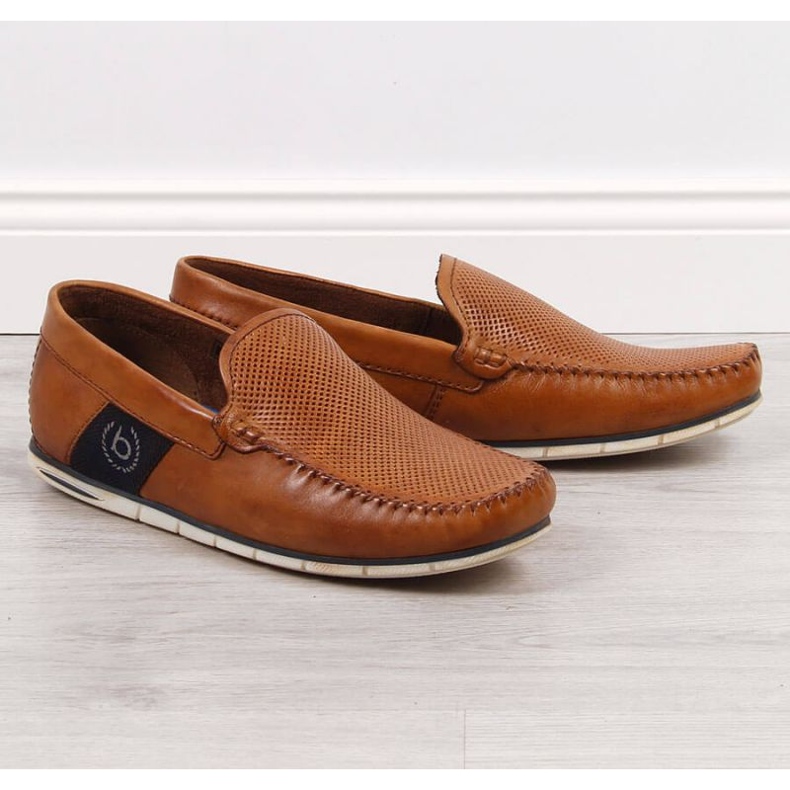 Mocasini din piele Bugatti JJ153094, maro Mocasini din piele Bugatti JJ153094, maro