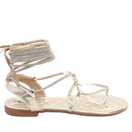 Sandale Abasi Gold legate de aur Sandale Abasi Gold legate de aur