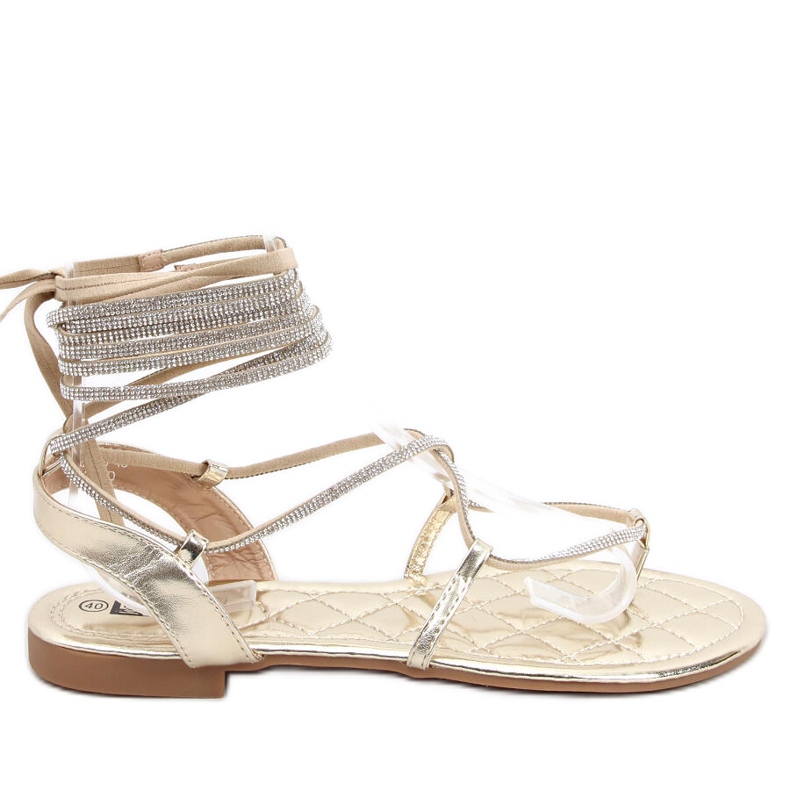 Sandale Abasi Gold legate de aur