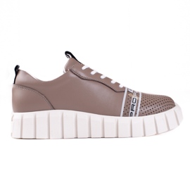 ARTIKER Pantofi din piele maro fashion ARTIKER Pantofi din piele maro fashion