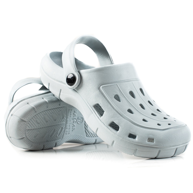 TRENDI Papuci gri deschis