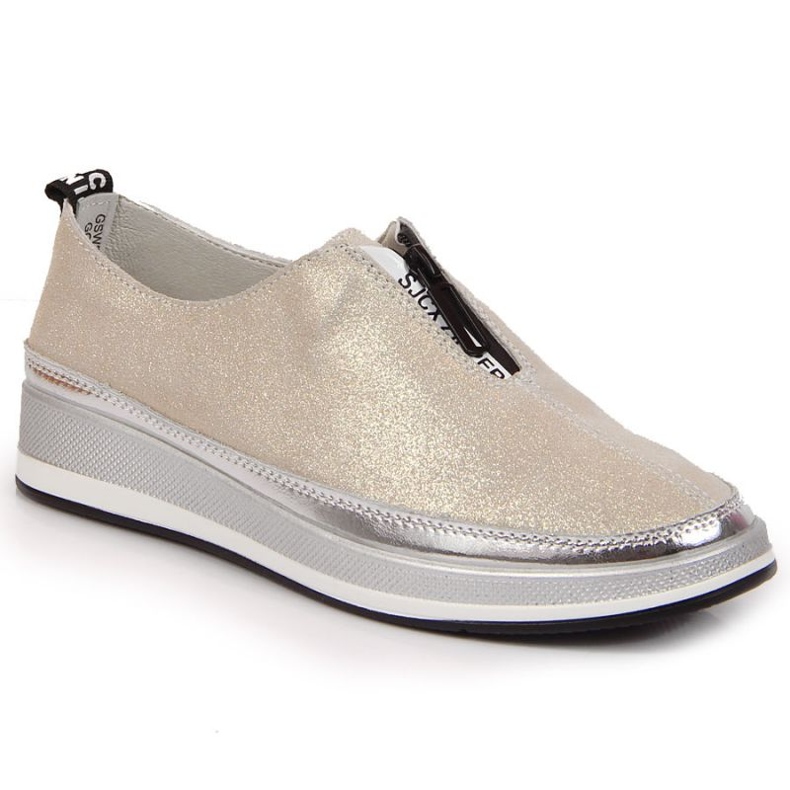 Pantofi din piele T.Sokolski W SCA153B aurii de aur