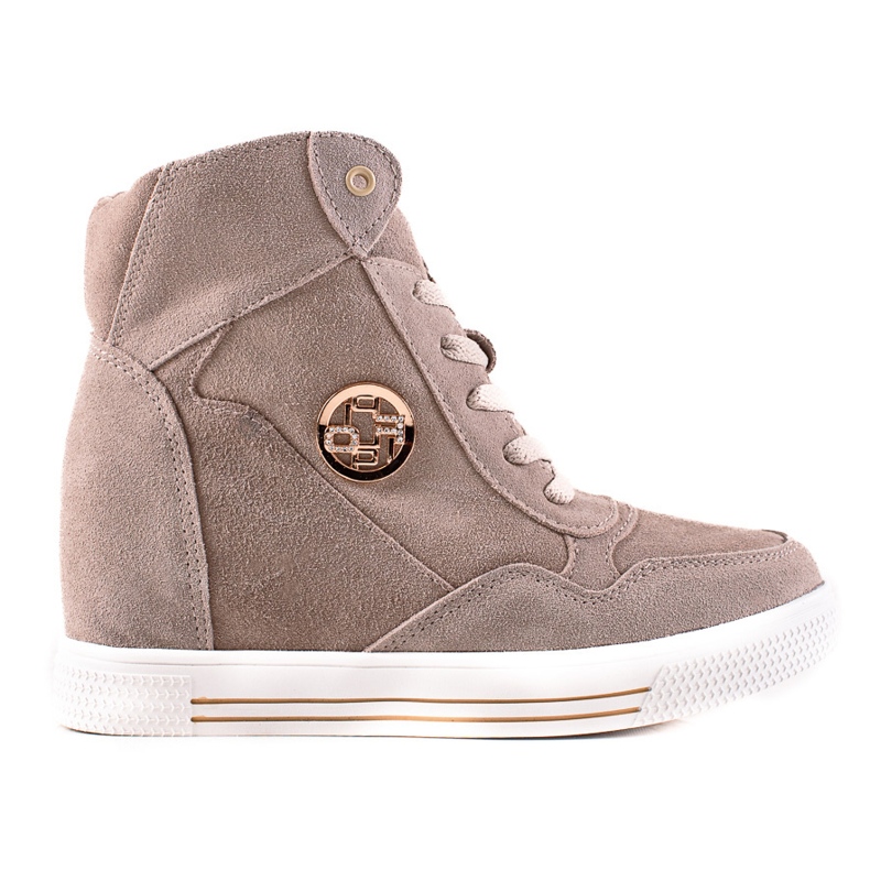 Filippo Tenisi cu pană din piele bej