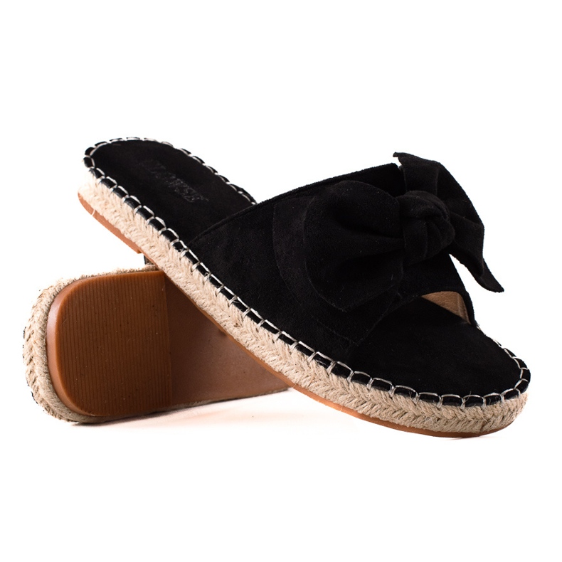 TRENDI Kalpki Negru Cu Arc TRENDI Kalpki Negru Cu Arc