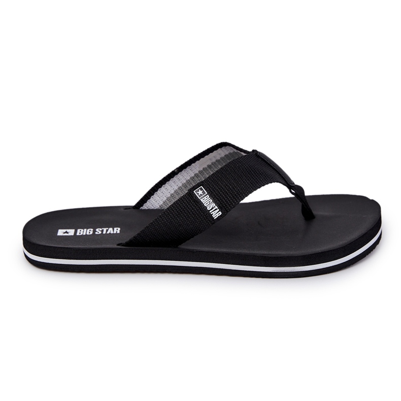 Slapi pentru bărbați Big Star JJ174519 Negru