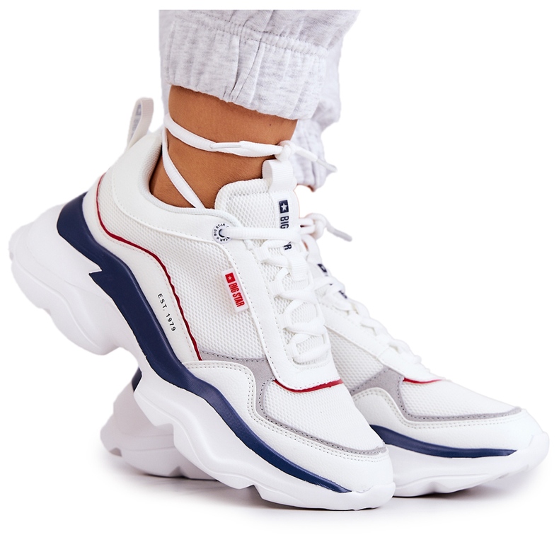 Pantofi sport dama Big Star JJ274A116 Alb Pantofi sport dama Big Star JJ274A116 Alb