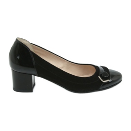 Pantofi pentru dama curea Edeo 1900 neagra negru