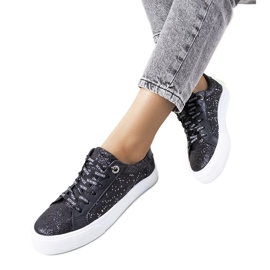 Tenisi Kramer negri strălucitori negru